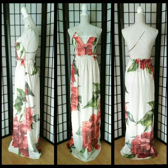 Fashion Nova Dresses & Skirts - !HAPPY EASTER SUPER SALE! Rose Floral Maxi Dress
